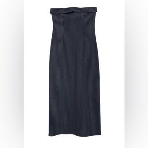 Midi pinstripe dress